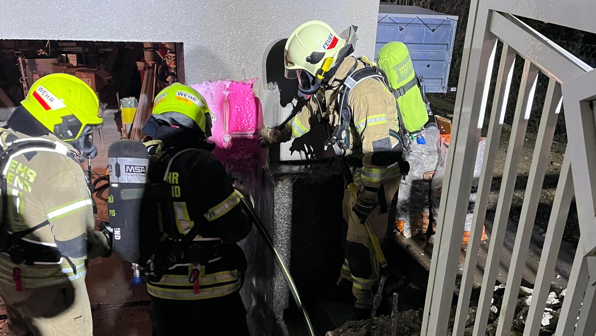 Vermeintlicher Garagenbrand (Fischamend)